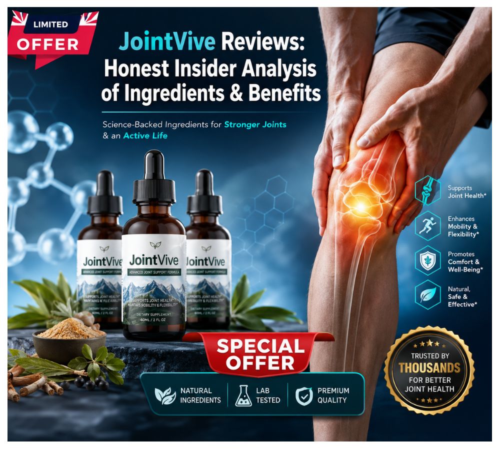 JointVive joint health supplement banner